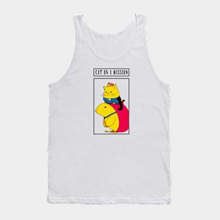 CAT ON A MISSION Tank Top